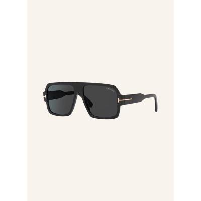 汤姆福特(Tom Ford)金标撞色眉框设计男士太阳镜潮牌折叠防风UV40 1330L1_-_BLACK/_GRAY