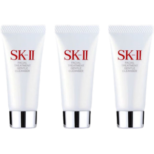 SK-II洁面霜小样20g*3瓶全效活肤洁面乳20g氨基酸泡沫深层清洁旅行装