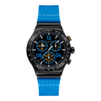 斯沃琪(Swatch)瑞士手表优雅时尚三眼计时石英男女腕表