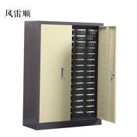 风雷顺文件柜抽屉式工具收纳盒75抽透明带门小号抽屉