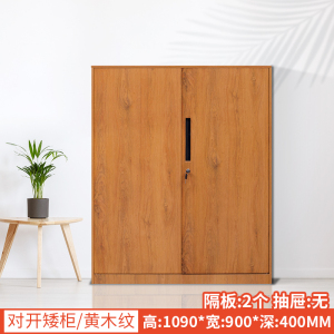 帅畅办公室文件柜资料档案铁皮柜子储物带锁财务铁柜书柜阳台矮柜