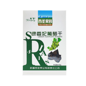 新疆西圣绿香妃葡萄干208g新疆特产绿香妃葡萄干绿葡萄干休闲零食 208g
