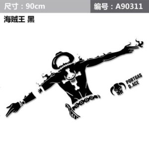 [补贴10%]海贼王路飞车贴后挡风玻璃后窗创意改装个性装饰潮流汽车反光贴纸