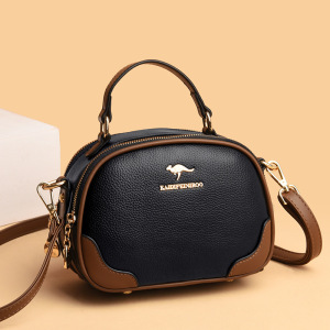 包包女包新款斜挎单肩包时尚撞色小圆包女士小包欧美