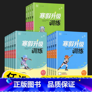[2本]语文(人教版)+数学(人教版) 小学四年级 [正版]2023春 通城学典寒假升级训练小学一年级二年级三年级四年级