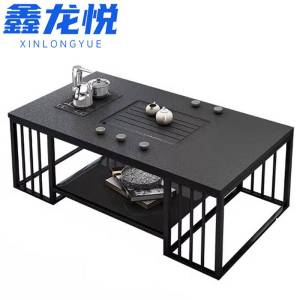 鑫龙悦 岩版茶桌 火烧石 张