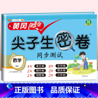 数学(北师版) 六年级下 [正版]一年级试卷测试卷全套二年级三四五六年级上册语文数学英语真题试卷人教版小学生期末冲刺10