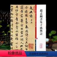 [正版]赵孟頫书朱子感兴诗 彩色放大本中国著名碑帖繁体旁注孙宝文赵体赵孟俯行书毛笔字帖书法临摹上海辞书出版社学海轩