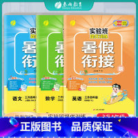 [3本套]三升四 语文人教版+数学苏教版+英语译林版 三升四 [正版]2024新版实验班提优训练暑假衔接版语文数学英语三