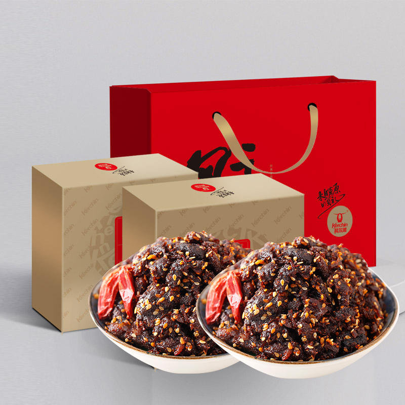 科尔沁蜀香牛肉礼袋552g