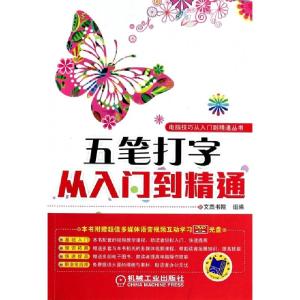 正版新书]五笔打字从入门到精通(附光盘)/电脑技巧从入门到精通