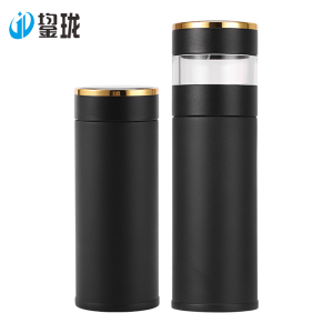 鋆珑 双层智能显温茶水分离泡茶保温杯 盒装 450ml 个