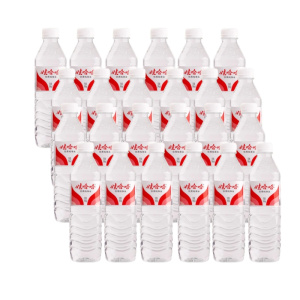 娃哈哈纯净水596ml*6瓶/24瓶非矿泉水大瓶装家庭车载饮用水
