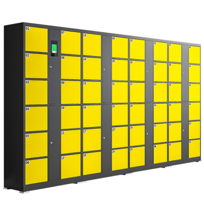 攸形人脸识别存包柜48门3400*460*1800mm台