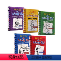 [正版]进口英文原版 5册合售 Diary of a Kid1-5 小屁孩日记1-5 儿童英语漫画课外读物 哭包日记系