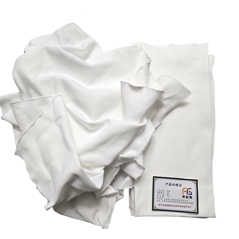 奥格隆 毛巾头 擦机棉针织布 不掉毛 白色 约50*60cm/kg(定制任何尺寸)