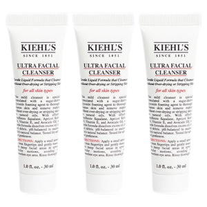 科颜氏(Kiehl's)保湿洁面乳小样30ml*3瓶温和清洁高保湿控油祛痘金盏花洁面啫喱