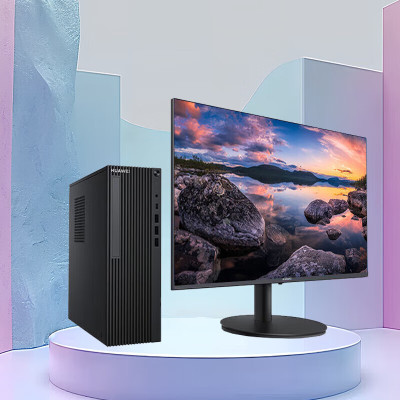 华为(HUAWEI)擎云W525 台式机电脑整机 麒麟990/8GB/512GB /无光驱 /无WiFi KOS试用版/配23.8英寸显示器