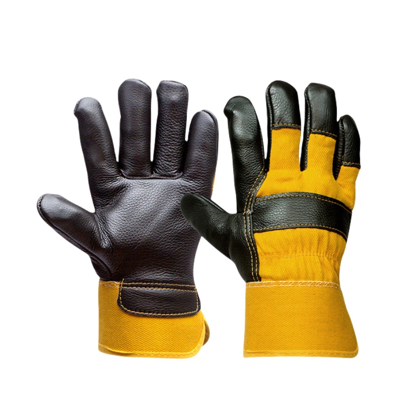 珂攸洋黄布劳保手套26*13*1cm2双/包