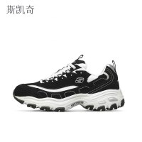 斯凯奇经典减震耐磨厚底老爹鞋休闲运动鞋 52675-BKW