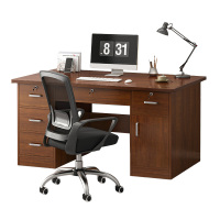 指臣单人办公室桌子带椅子140*60*73cm套