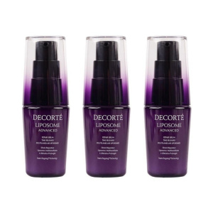 黛珂(COSME DECORTE)小紫瓶精华小样12ml*3瓶 保湿美容液12ml小样 肌底精华 保湿紧致舒缓