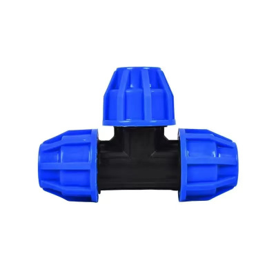 伟鹏双兴 PE快接三通快速接头 T110(4寸)蓝帽 个