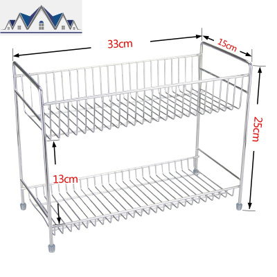 厨房调料置物架转角架 双层调味品收纳盒放酱料架子佐料瓶储物架 三维工匠