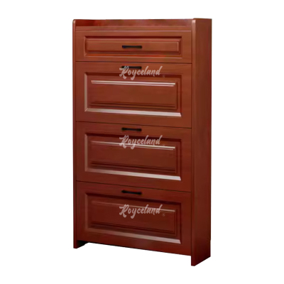 洛诗莲 (RoyceLand) 木质翻斗鞋柜入户门口窄边鞋柜单层单抽屉 600*170*1200