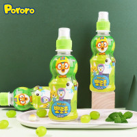 韩国原装进口 啵乐乐青葡萄味饮料235ml*8