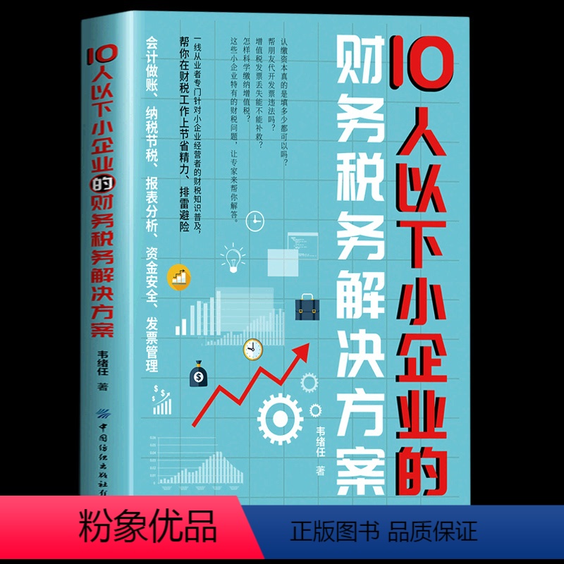 [正版]10人以下小企业的财务税务解决方案 零基础管理者中小企业财税知识普及书管理人员解决方案团队高效管理方法财报分析