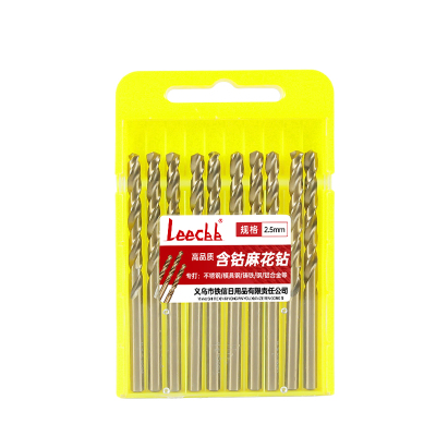 Leecbb 含钴钻头 2.5mm 根