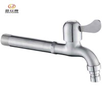 晨以橙 304不锈钢尖嘴水龙头 4分*18cm可入墙 个