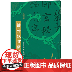 十大楷书名帖放大临摹本--柳公权玄秘塔碑 王炜 化学工业出版社 正版书籍