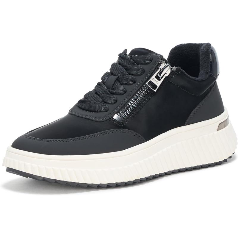 DKNY女鞋休闲系带侧拉链运动跑步鞋百搭舒适潮流女士板鞋