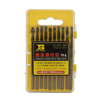 波斯(BOSI) 荧光系列精品麻花钻 3.4mm 盒