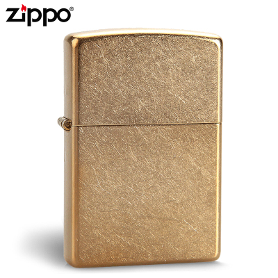 正品ZIPPO防风煤油打火机纯铜花沙芝宝个性创意定制礼物zppo男士火机默认颜色