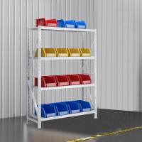 创世人 1.5m重型货架承重500kg置物架收纳四层仓储超市货架1500*600*2000mm