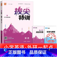 单本[外研版(一起)]英语 二年级上 [正版]2025春拔尖特训英语外研版一年级起点英语练习册外研社小学一二三四五六年级