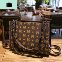 包包女包2020新款春季时尚大容量托特包女士百搭单肩包简约斜挎包NEW LAKE 咖啡色女斜挎包