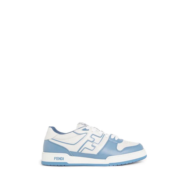 芬迪(FENDI)女款跑步鞋小牛皮拼接Logo设计轻便舒适运动鞋