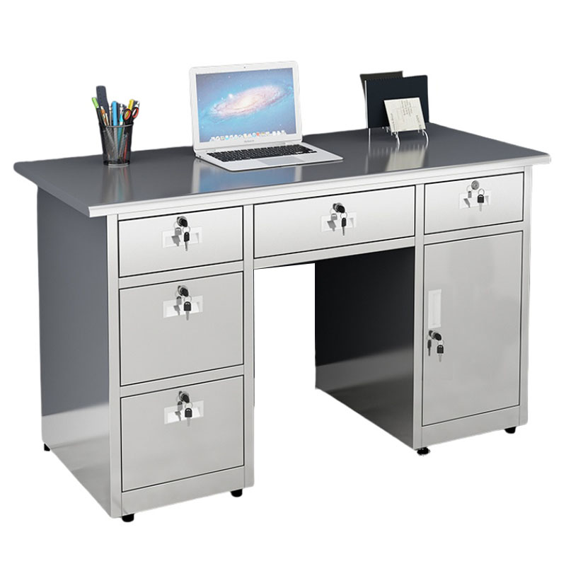 景福达不锈钢写字桌160*70*75cm张