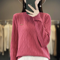 女装半高领安迪绒针织衫秋冬软糯毛衣女小众时尚感外穿长袖打底衫