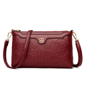 夏季小包包女新款中年女包妈妈包手包百搭时尚软皮单肩斜挎包