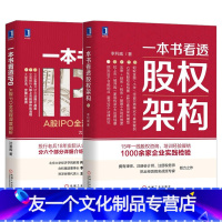 [友一个正版]全2册 一本书看透股权架构+一本书看透IPO 股权架构法律资本税务管理运营实战指南顶层架构设计分股合伙人