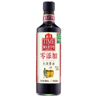 海天零添加头道特级生抽酱油480ml*2瓶 0添加防腐剂/味精 鲜咸适宜调味品