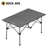 洛克猩球 90碳钢蛋卷桌黑灰色RATA012