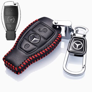 [补贴10%]适用于2020款奔驰E300L钥匙套E260L E200 E350真皮汽车专用钥匙包汽车钥匙包