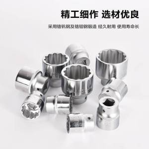得力工具 DQ4533 19mm系列十二角重型套筒(单位:支)