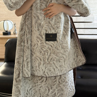 高级感皮草级小米貂绒双面绒加厚保暖沙发毛毯办公室午睡披肩毯子_1